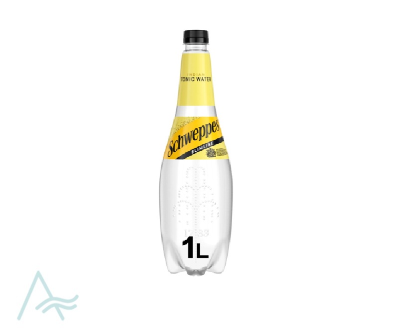 SCHWEPPES SLIMLINE TONIC WATER 1L